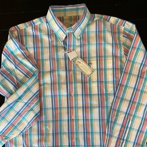 Southern Tide Island Resort Cotton Large Shirt